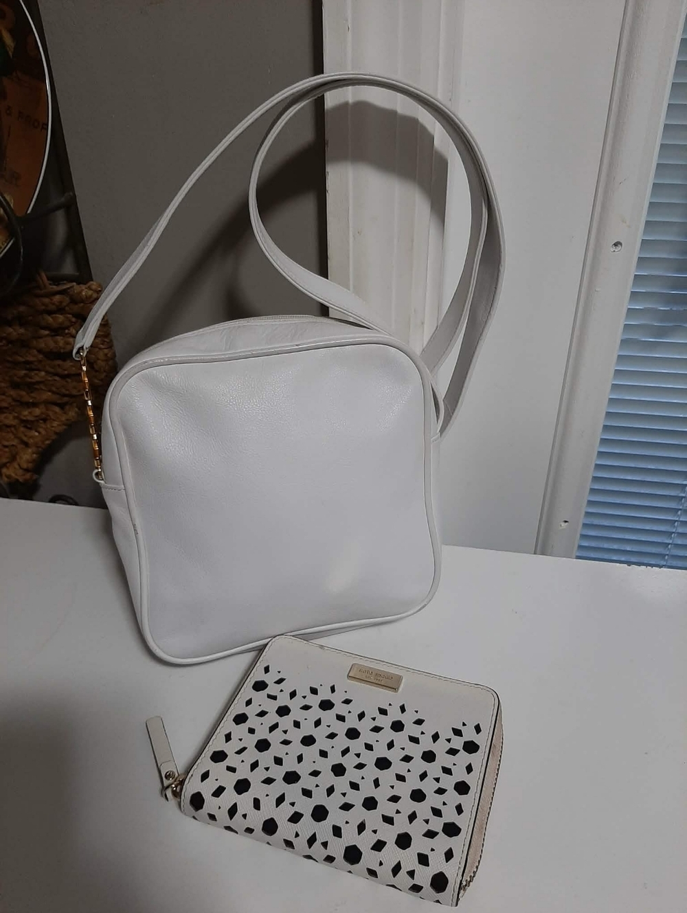 PALOMA PICASSO 1991 Vintage "XXX" Camera Bag & K♠️S Lattice Wallet Set